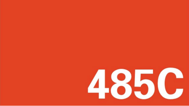 pantone red 485c